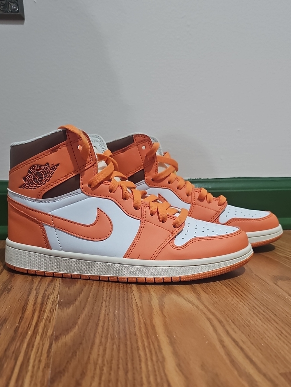 Jordan Air 1 High Orange/White Men's Sneakers